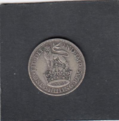 Beschrijving: 1 Shilling  GEORGIUS V